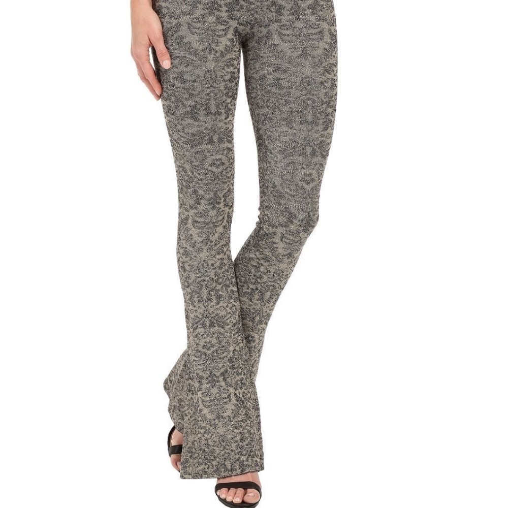 New Free People Metallic Printed Flare Pants (NWT)
